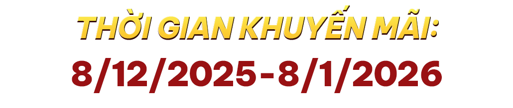 Thời Gian Khuyến Mãi: